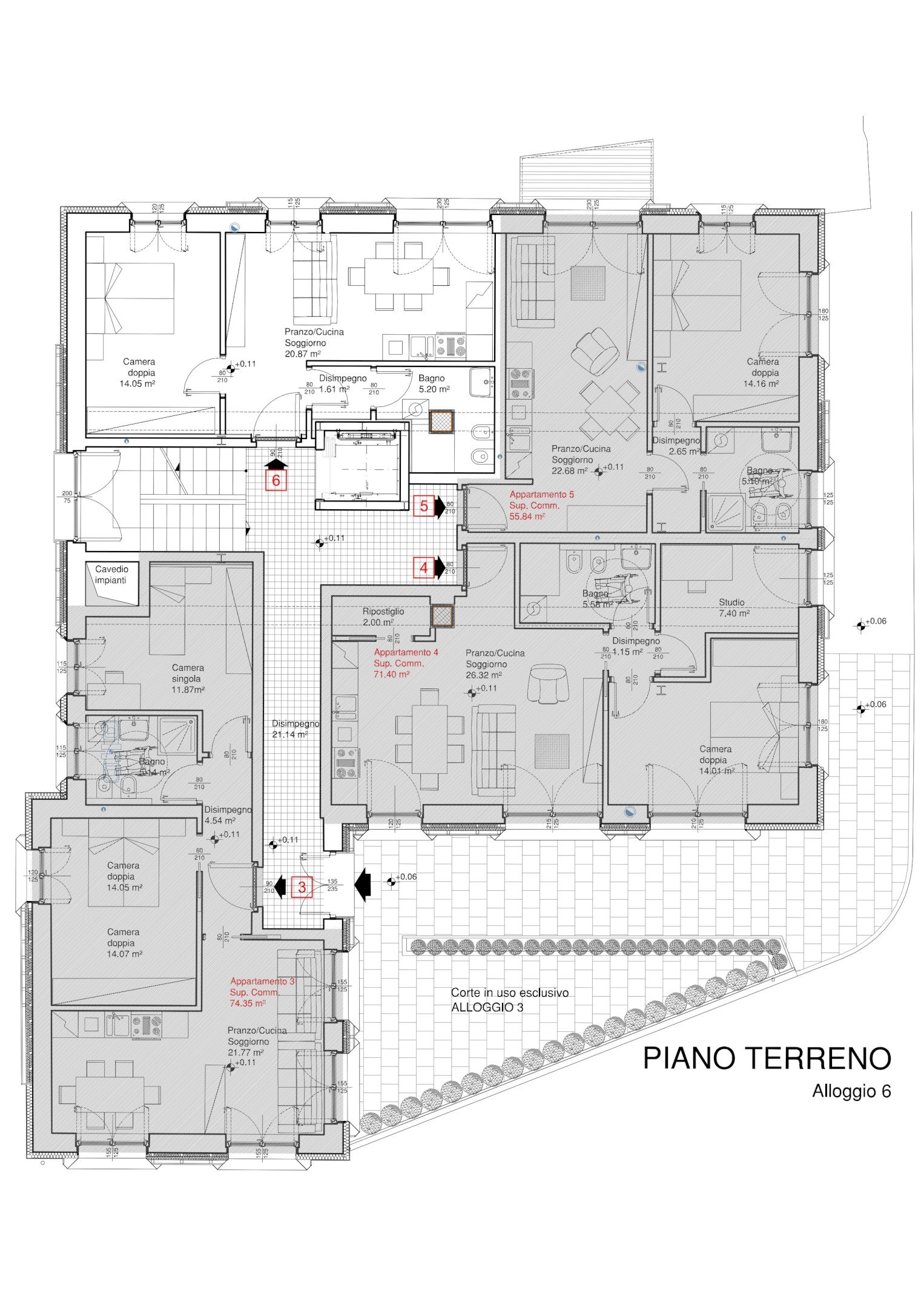 Two-room apartment Frazione Lillaz, 47, Cogne - floor plans 1