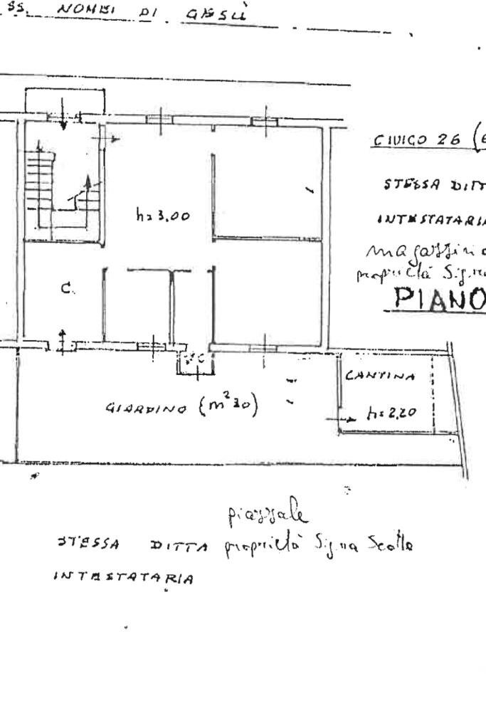 Appartamento Via SS. Nome di Gesù, Ceranesi - planimetria 1