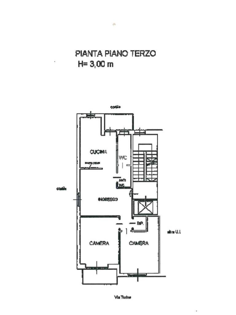 Trilocale Via Torino, Pianezza - planimetria 1