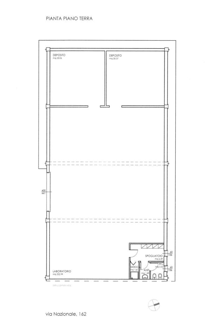 Monolocale Via Nazionale, Malalbergo - planimetria 1