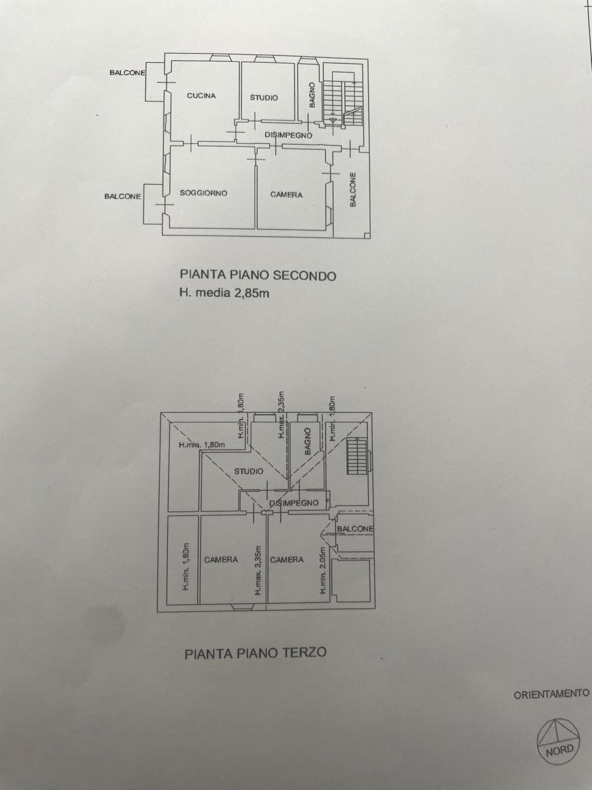 Apartment Ivrea - floor plans 1