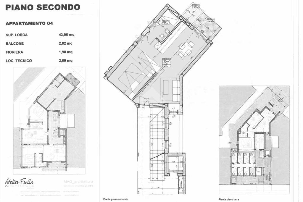Two-room apartment Via belvedere, Cattolica - floor plans 1