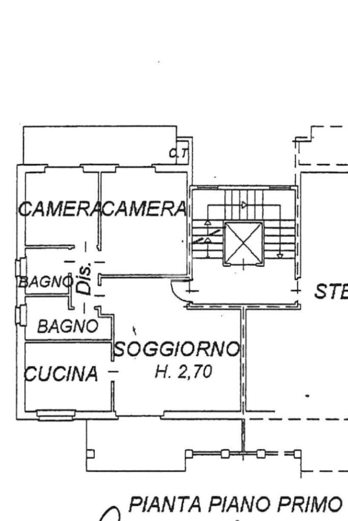 Four-room apartment Via Gandhi, Leini - floor plans 1