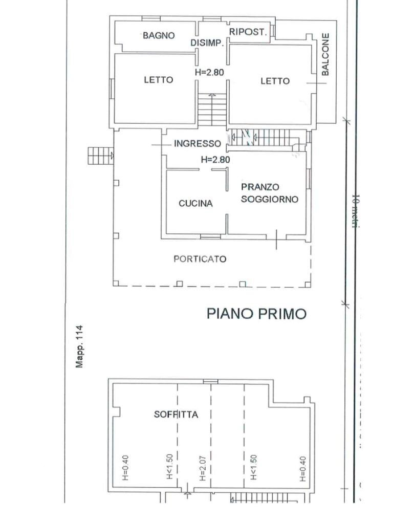 Casa indipendente Via Per San Rocco, Cadelbosco di Sopra - planimetria 1