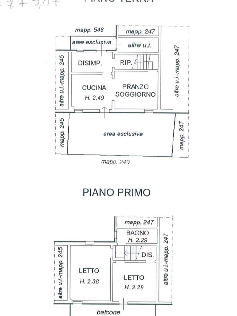 Casa semi indipendente Via zurco, Cadelbosco di Sopra - planimetria 1