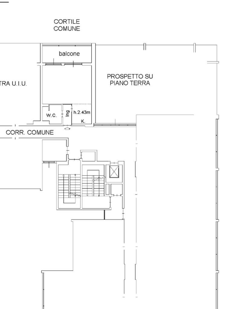 One-room apartment Piazza Dei Cigni B, hamlet Milano 3, Basiglio - floor plans 1