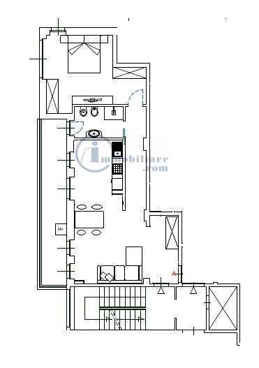 Foto 27 - Three-room apartment Lungarno Del Tempio, Firenze - floor plans 1