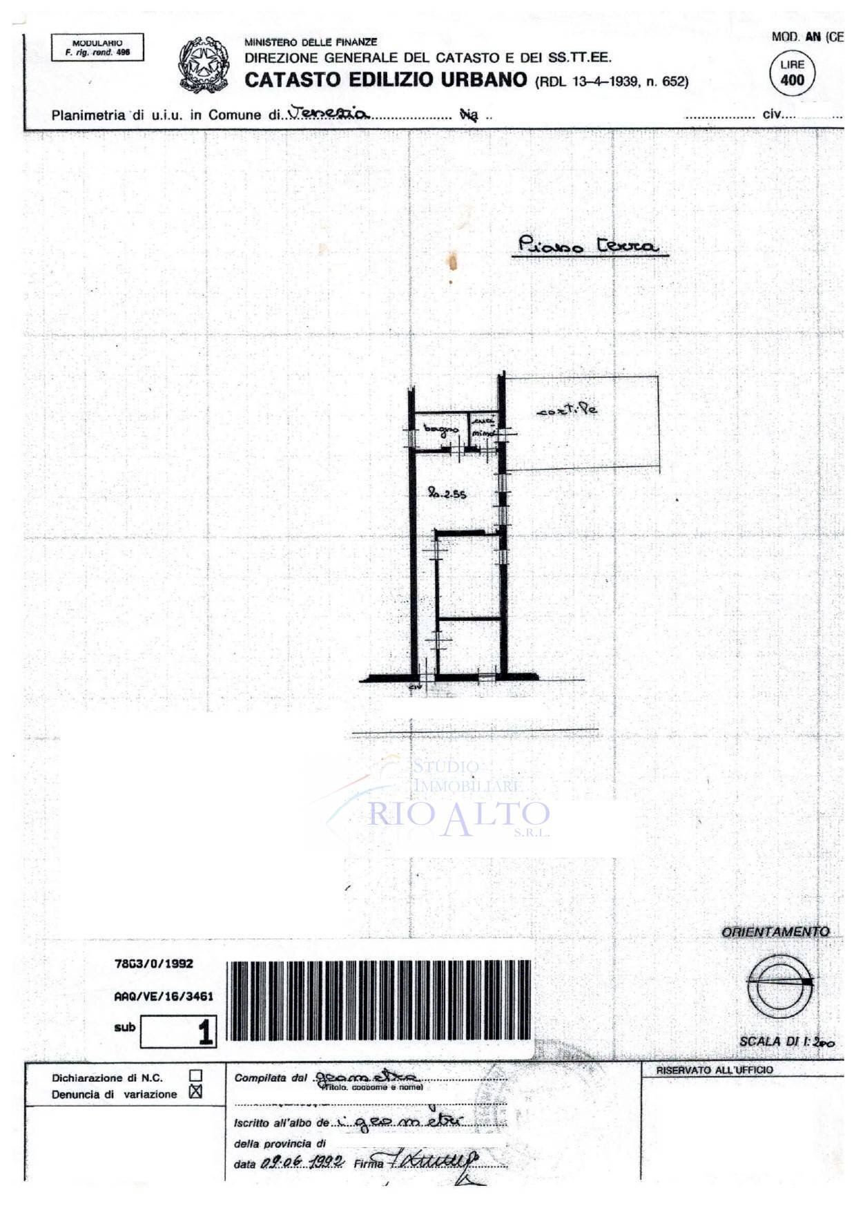 Foto 33 - Four-room apartment Venezia - floor plans 1