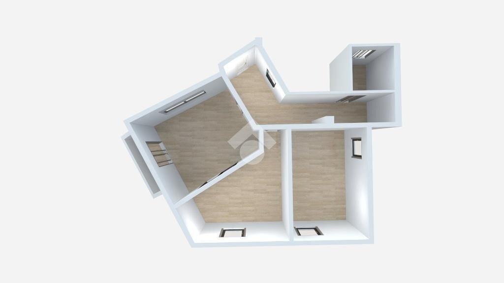 Three-room apartment Viale Lucania, Milano (neighborhood Corvetto) - floor plans 1