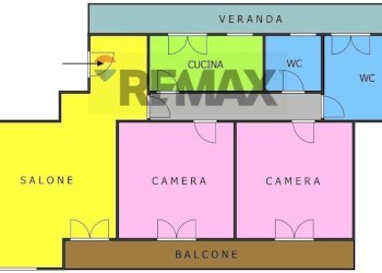 Planimetria - Three-room apartment Vico Lo Giudice
 
4, Mascalucia - photo 2