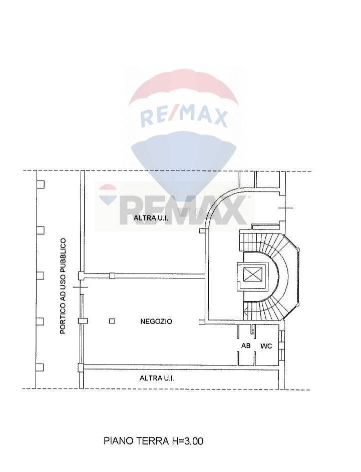 Pianta 2D - Shop Viadana - floor plans 1