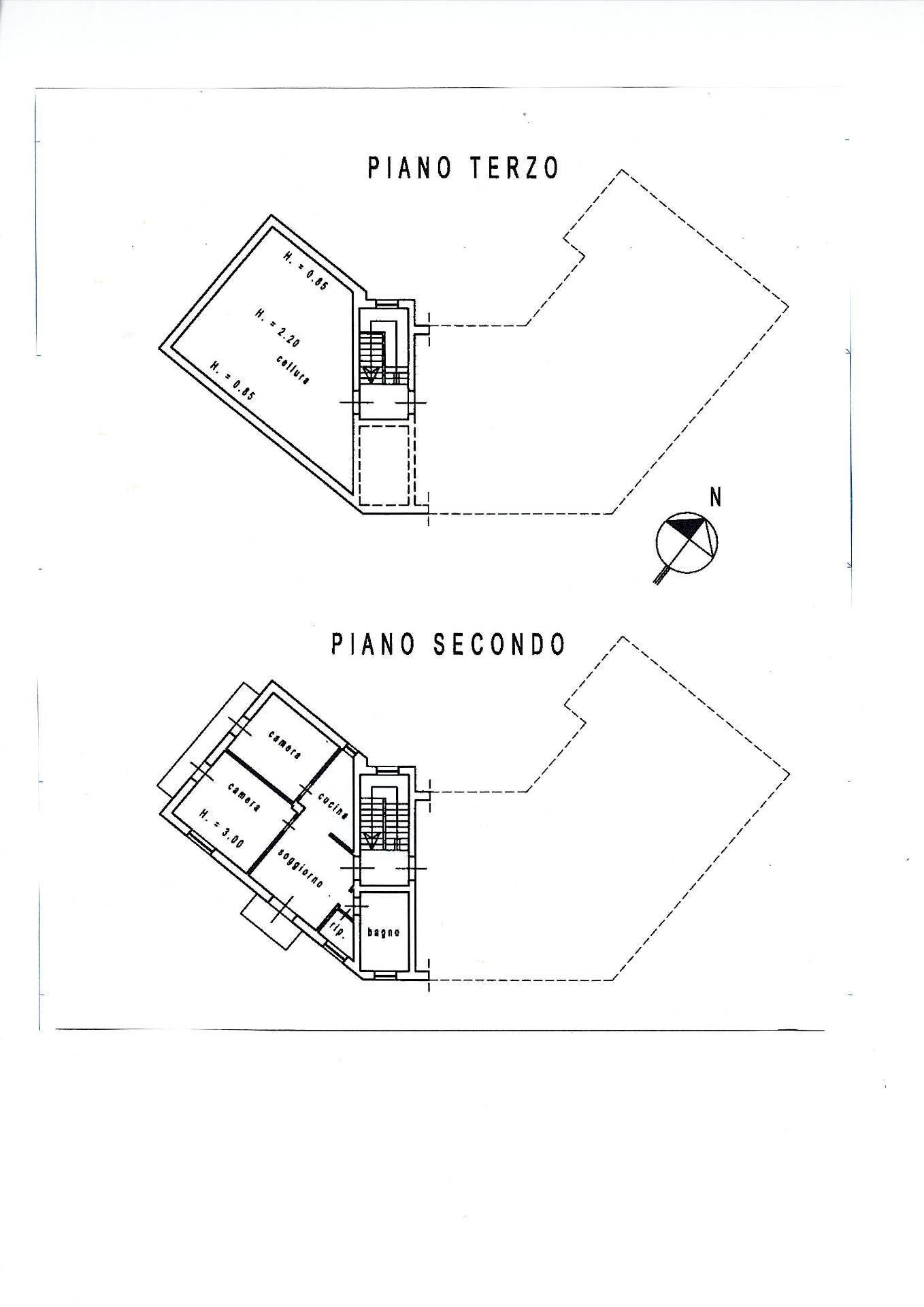 SCHEDA ALLOGGIO - Four-room apartment Via Quadrone, Mondovì - floor plans 1