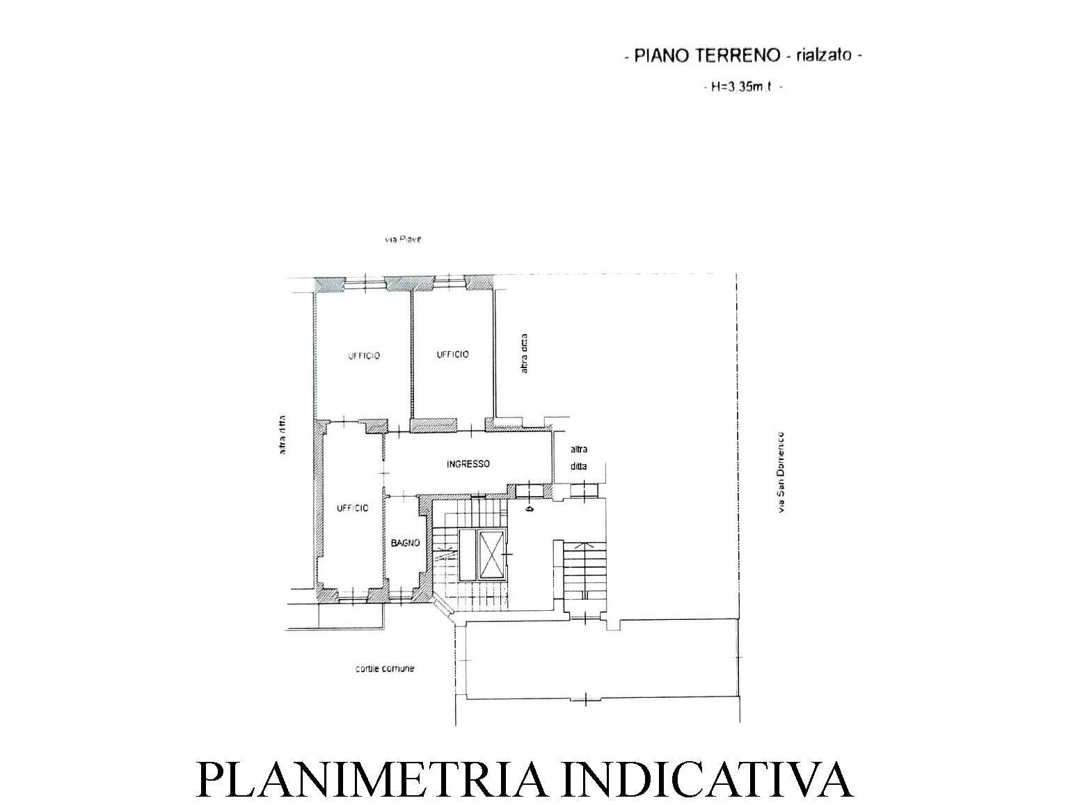 Foto 19 - Three-room apartment Via San Domenico, Torino - floor plans 1