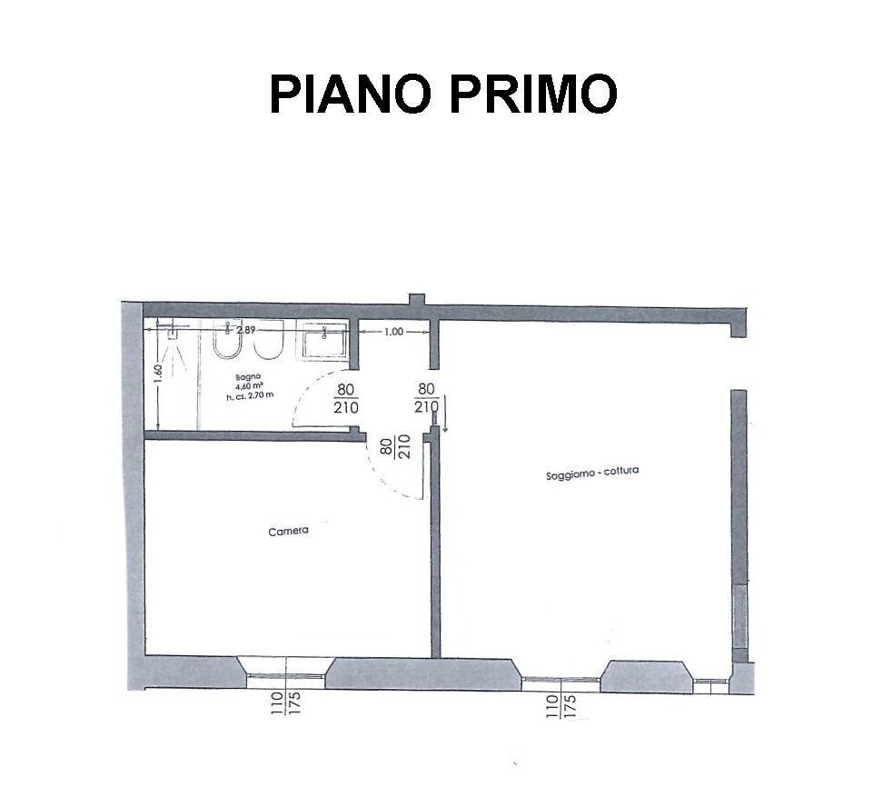Foto 3 - Two-room apartment Vicolo Ghiacciaia
 
6, Verona - floor plans 1