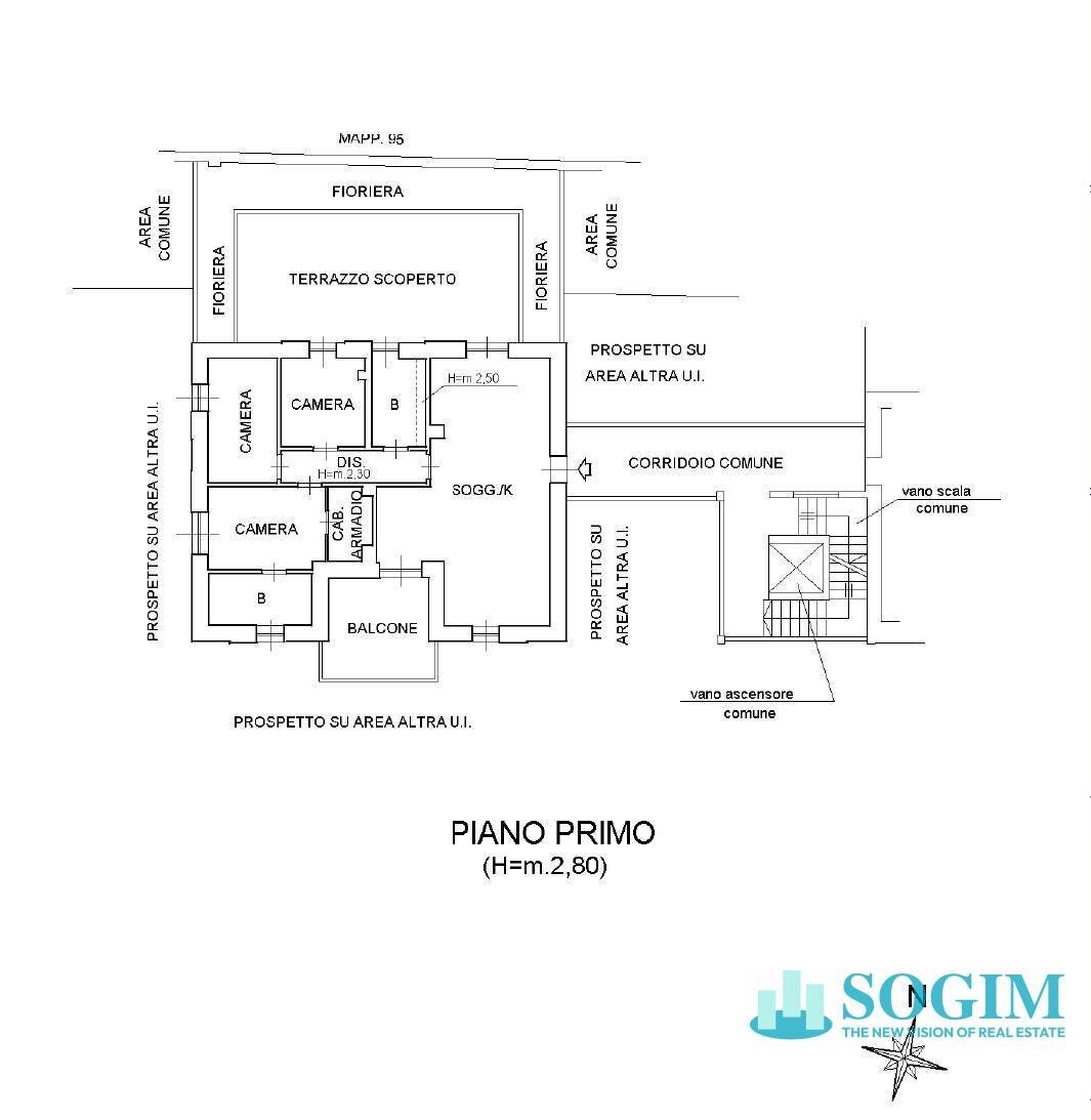 Foto 47 - Four-room apartment Via Cortina D'Ampezzo
 
21, Milano - floor plans 1