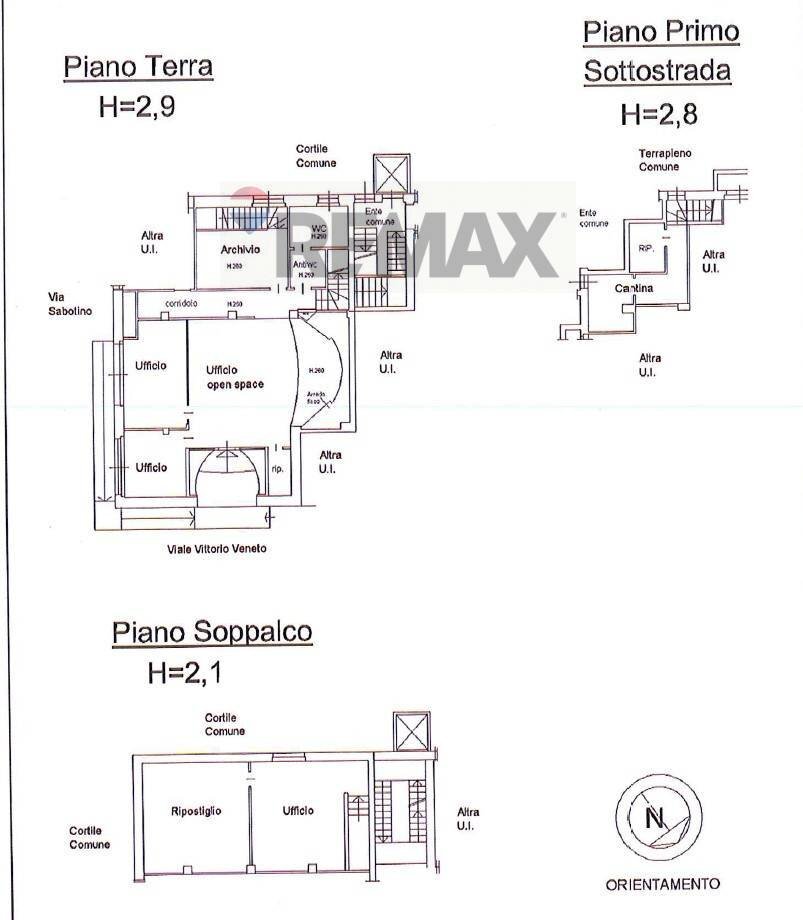 Pianta 2D - Office Via Vittorio Veneto
 
50, Brugherio - floor plans 1