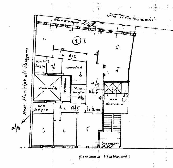 Foto 39 - Apartment PIAZZA MATTEOTTI
 
6, Bergamo - floor plans 1