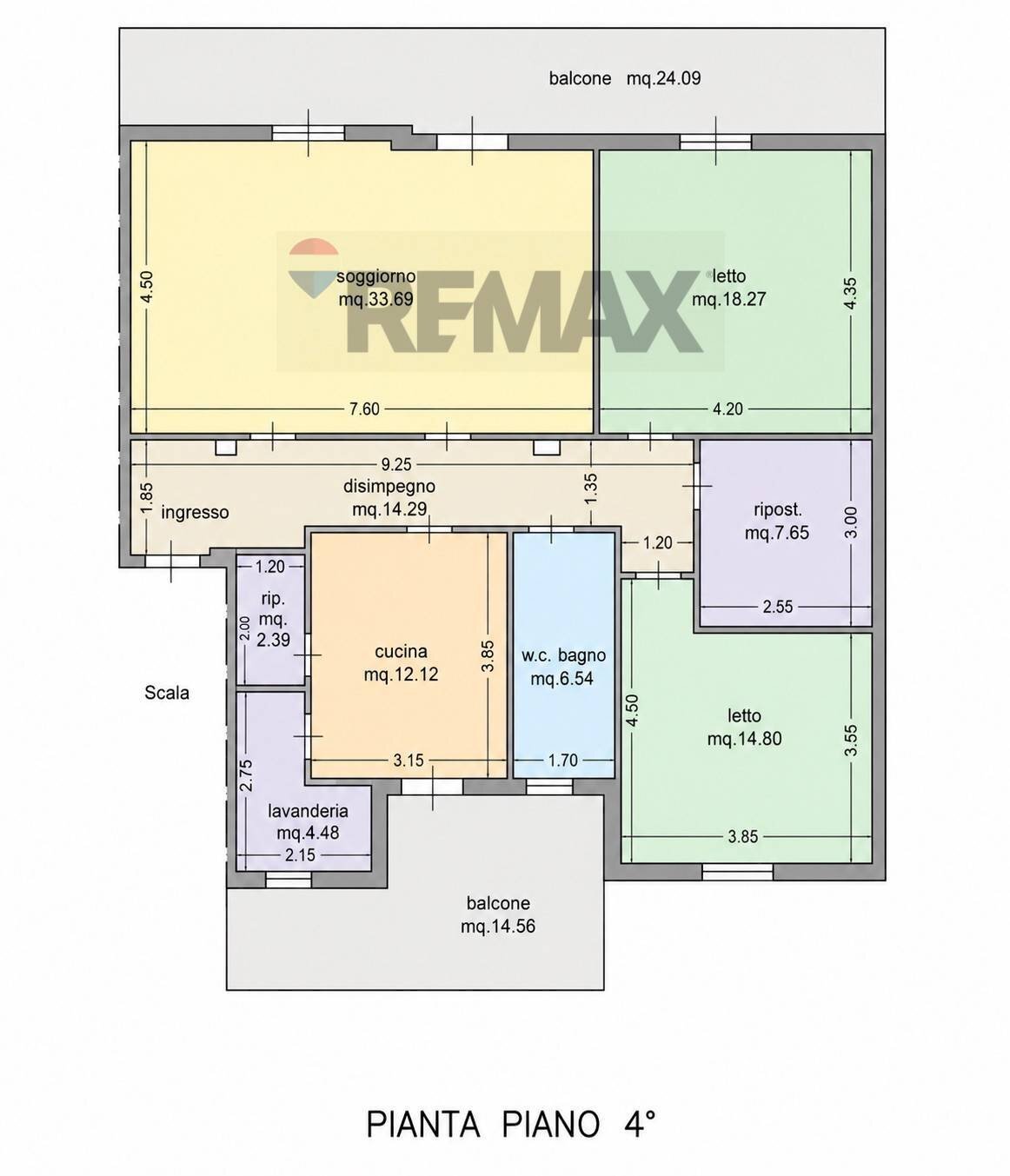 Pianta 2D - Appartamento Corso Umberto I
 
8, Modica - planimetria 1