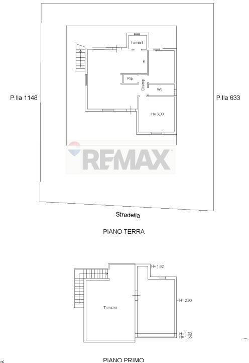Pianta 2D - Villa Ragusa - planimetria 1
