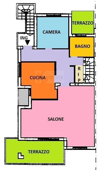 Foto 71 - Terraced Villa Via Ciasca
 
32, Sassari - floor plans 1