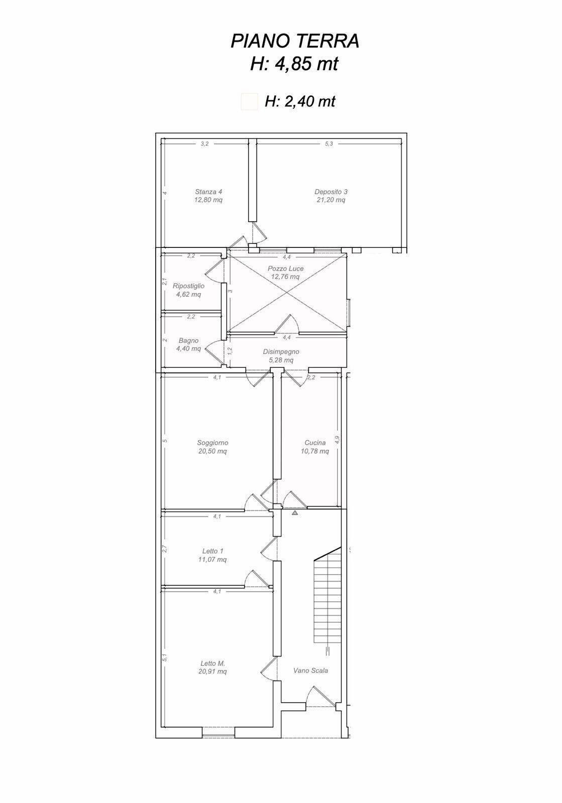 Foto 24 - Four-room apartment Via Luigi Capuana
 
48, Andria - floor plans 1
