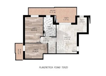 Planimetria - Four-room apartment via Formignana, Rimini - photo 21