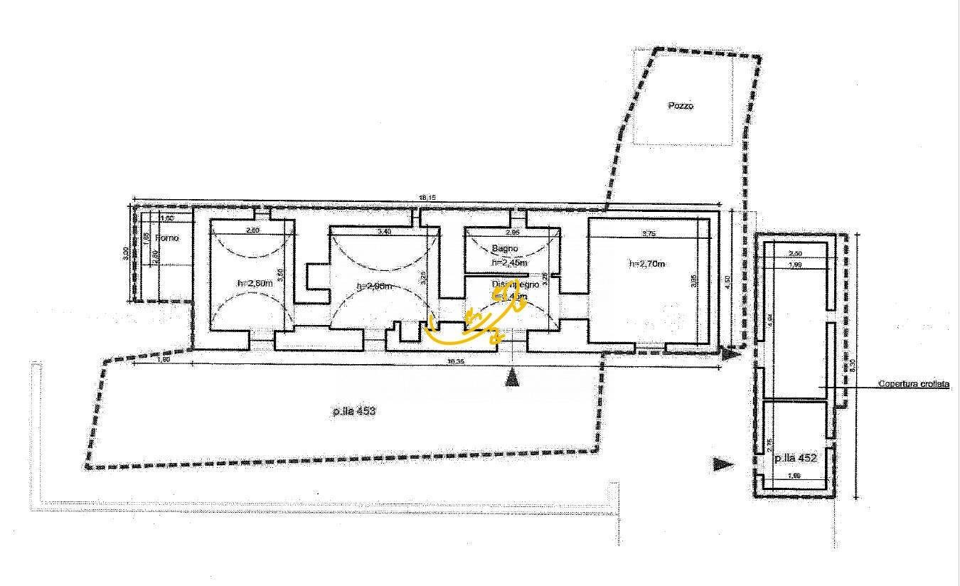 Planimetria - Rustic Contrada Cozzana, Monopoli - floor plans 1