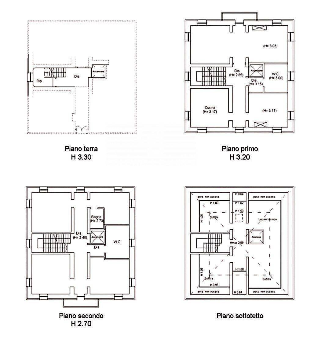 Foto 33 - Independent house Viale Trieste, Potenza Picena - floor plans 1