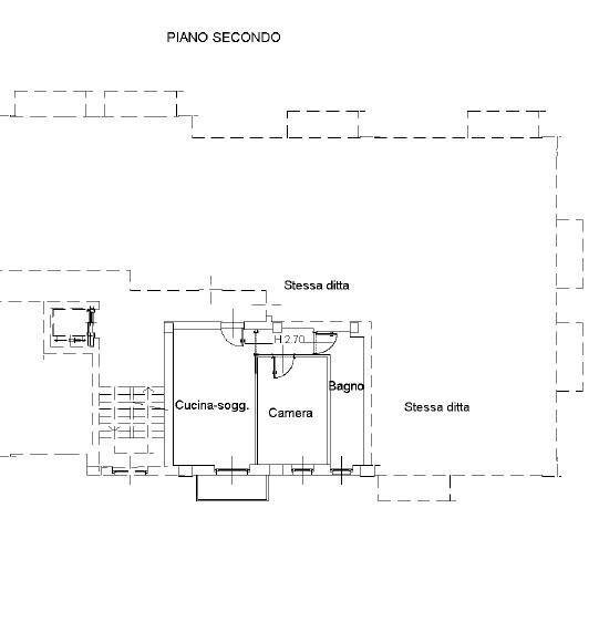 Bilocale via Giovanni Lovera, 18, Borgo San Dalmazzo - planimetria 1