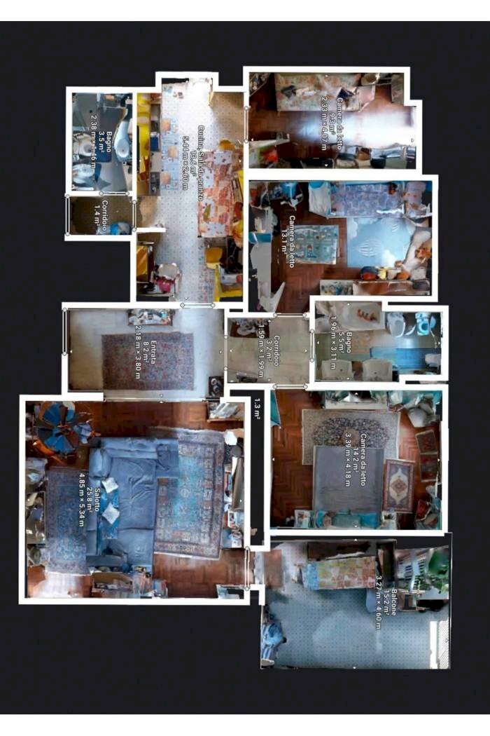 Appartamento strada Val Salice, 227, Torino (zona Borgo Po) - planimetria 1
