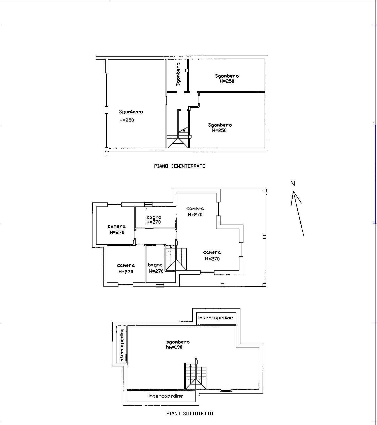 Foto 46 - Villa via mario cora
 
3, Asti - floor plans 1