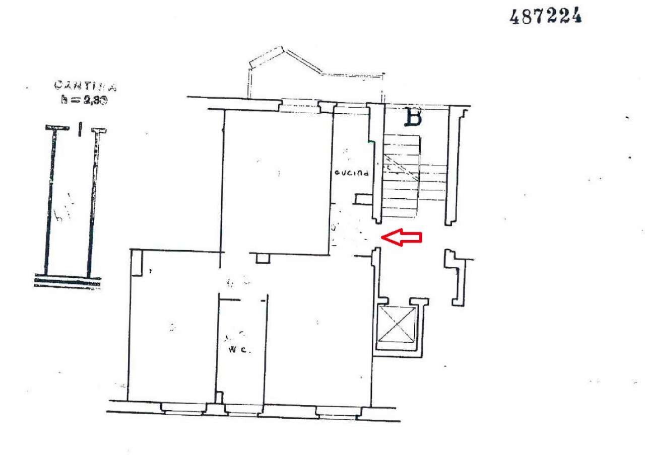 appartamento in vendita milano mecenate piano alto - Trilocale viale Ungheria, Milano - planimetria 1