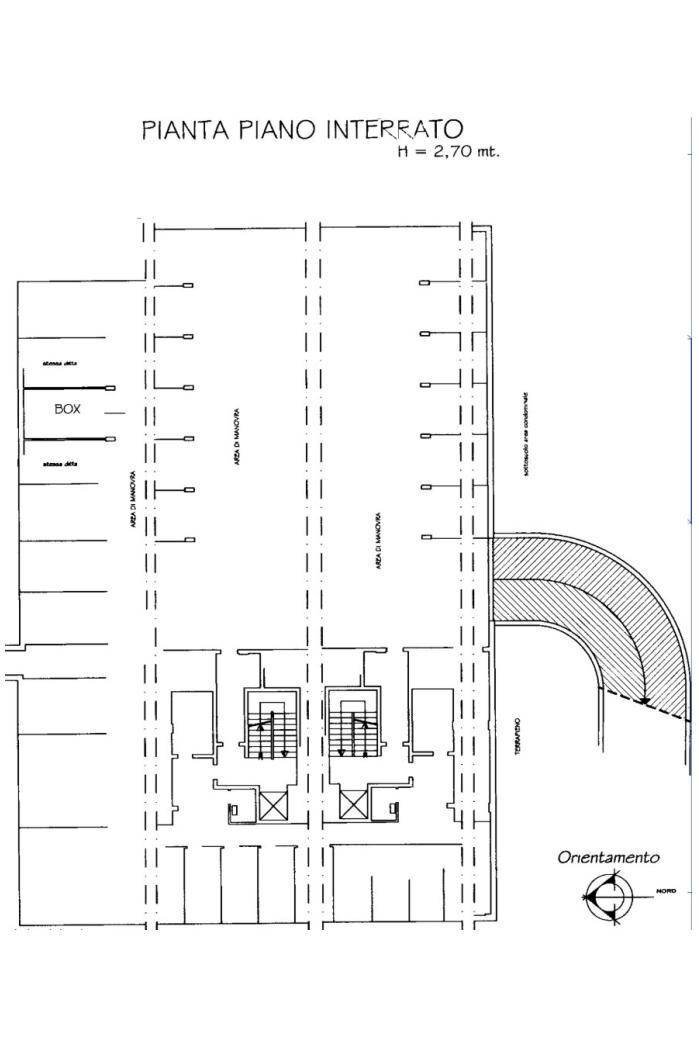 Box via Metastasio, 23, Torino (neighborhood Sassi) - floor plans 1