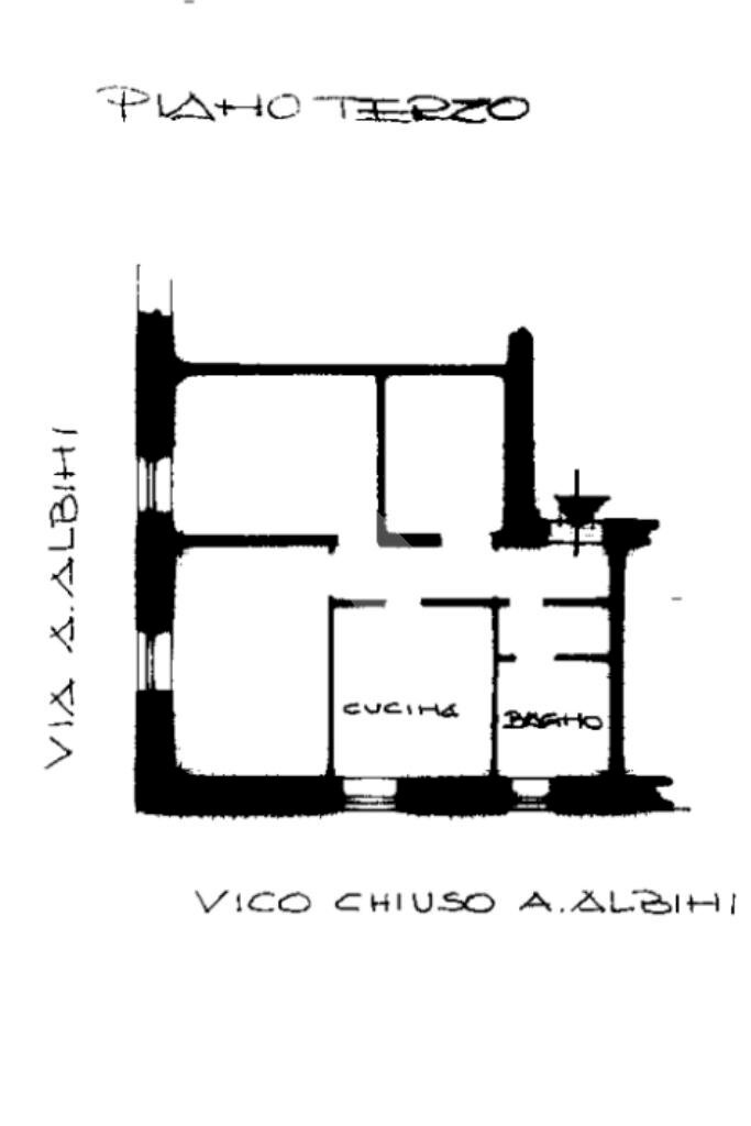 Appartamento Via Augusto Albini, Genova (zona Sampierdarena) - planimetria 1