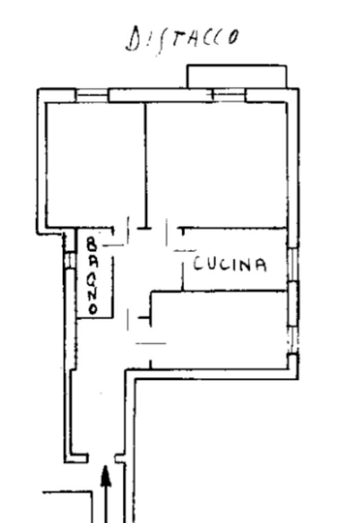 Appartamento Via Agostino Castelli, Genova (zona Sampierdarena) - planimetria 1