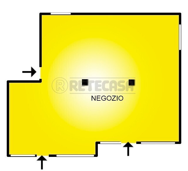 Retecasa_Valdagno - Planimetria - Locale Commerciale Valdagno - planimetria 1