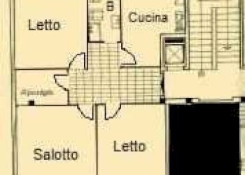 Planimetria - Three-room apartment Via Benedetto Bordoni, Roma (neighborhood Pigneto) - photo 17