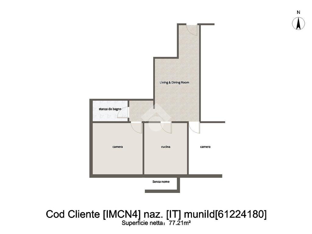 Four-room apartment Via antonio delbecchi, Imperia - floor plans 1