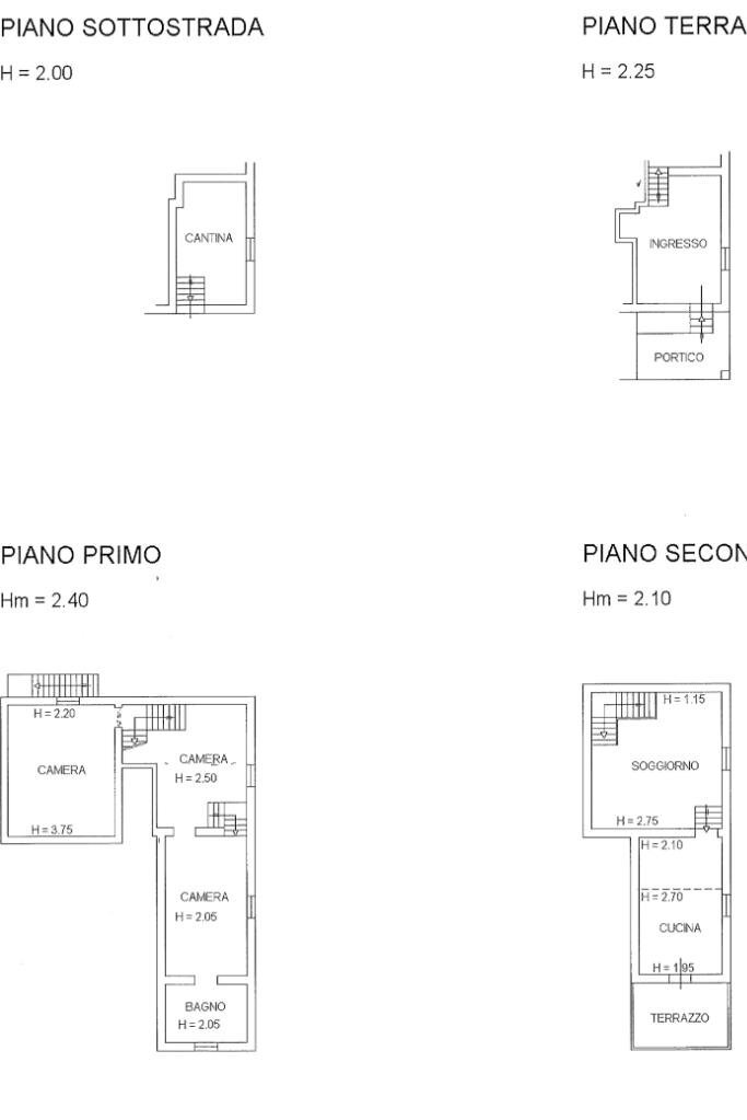 Casa semi indipendente via Piacentini, Sant'Ilario d'Enza - planimetria 1