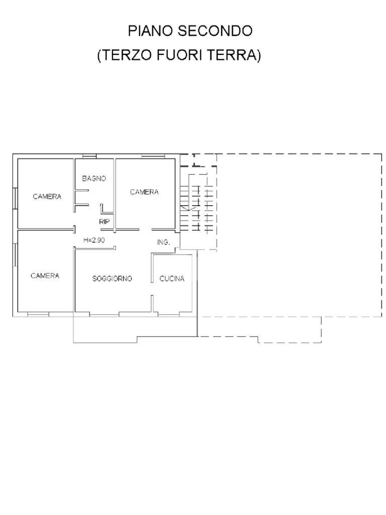 Quadrilocale Via don Minzoni, Bellinzago Novarese - planimetria 1