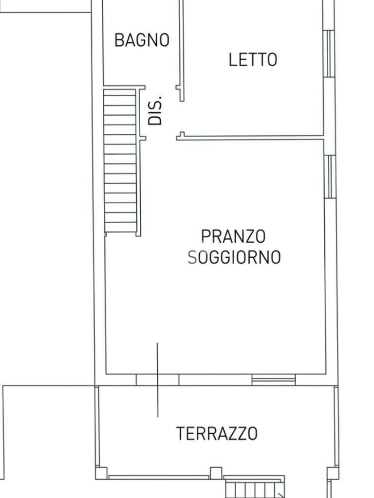 Trilocale Via la pira, Scandiano - planimetria 1