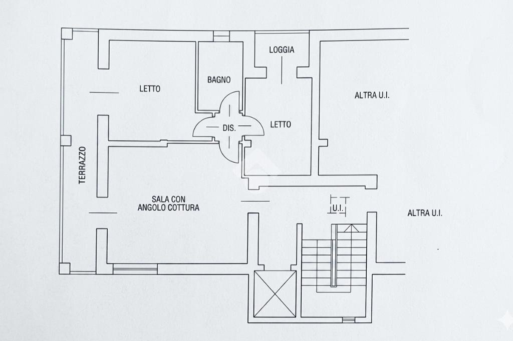 Trilocale Via roma, Scandiano - planimetria 1