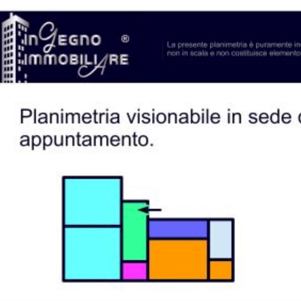 Quadrilocale Via Asiago, Torino (zona Pozzo Strada) - planimetria 1