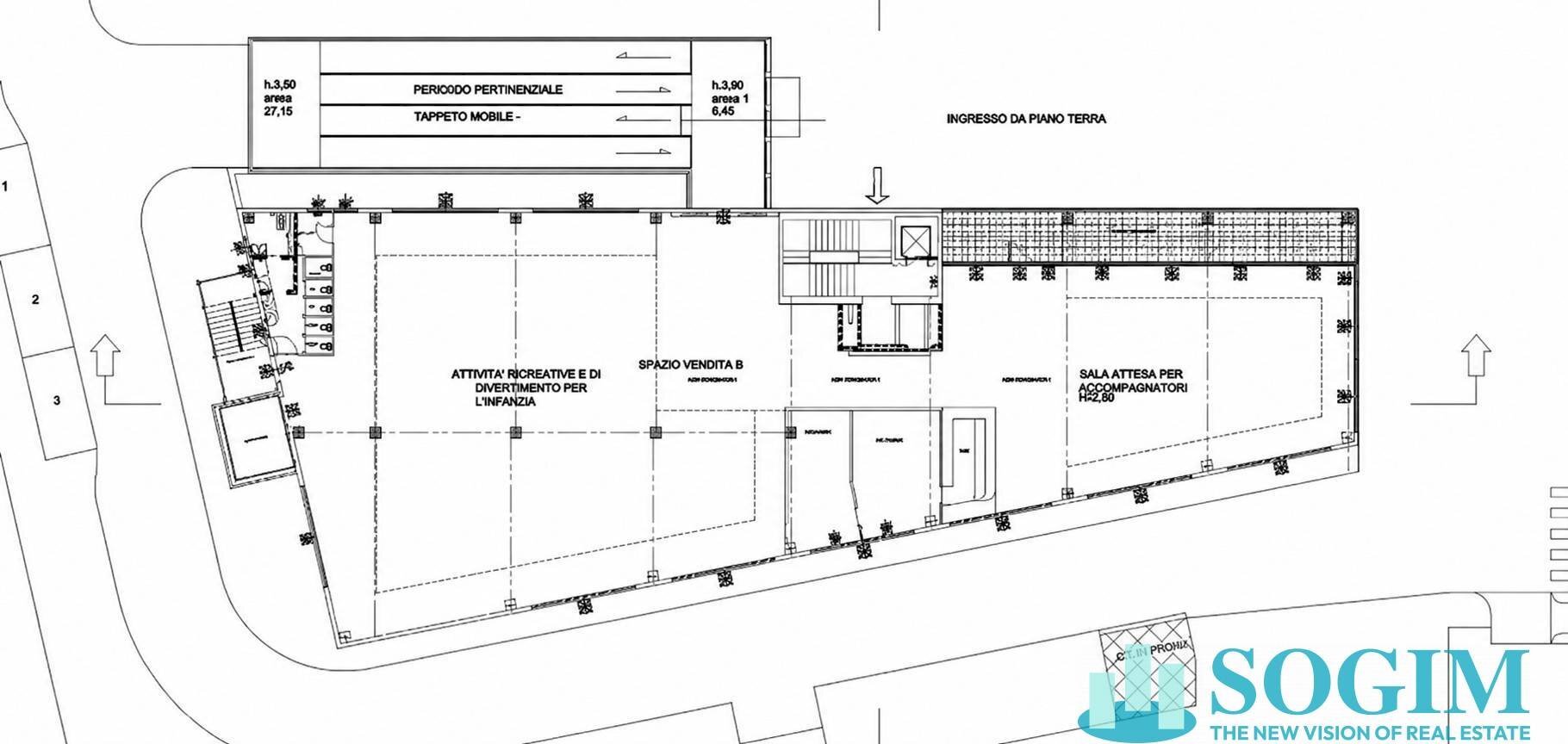 Foto 13 - Commercial Premises Via Casteletto, Paderno Dugnano - floor plans 1
