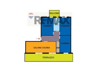 Pianta 2D - Quadrilocale Via Antonio Meucci
 
5, Casavatore - foto 16