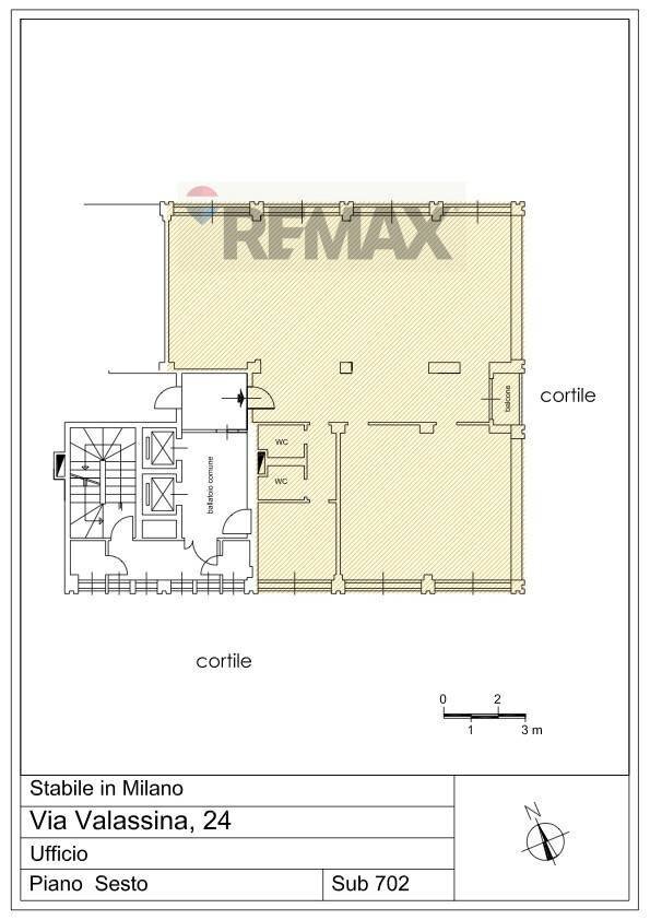 Pianta 2D - Ufficio Via Valassina
 
24, Milano - planimetria 1