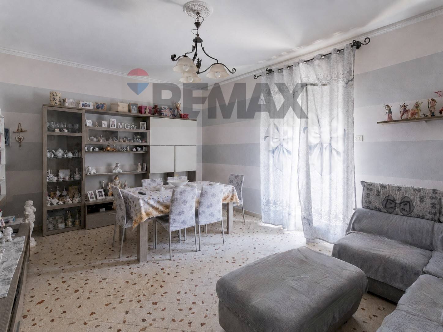 Sala da pranzo - Quadrilocale Via Kaggera
22, Palermo - foto 2