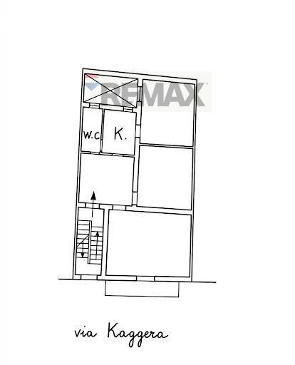Pianta 2D - Quadrilocale Via Kaggera
 
22, Palermo - planimetria 1