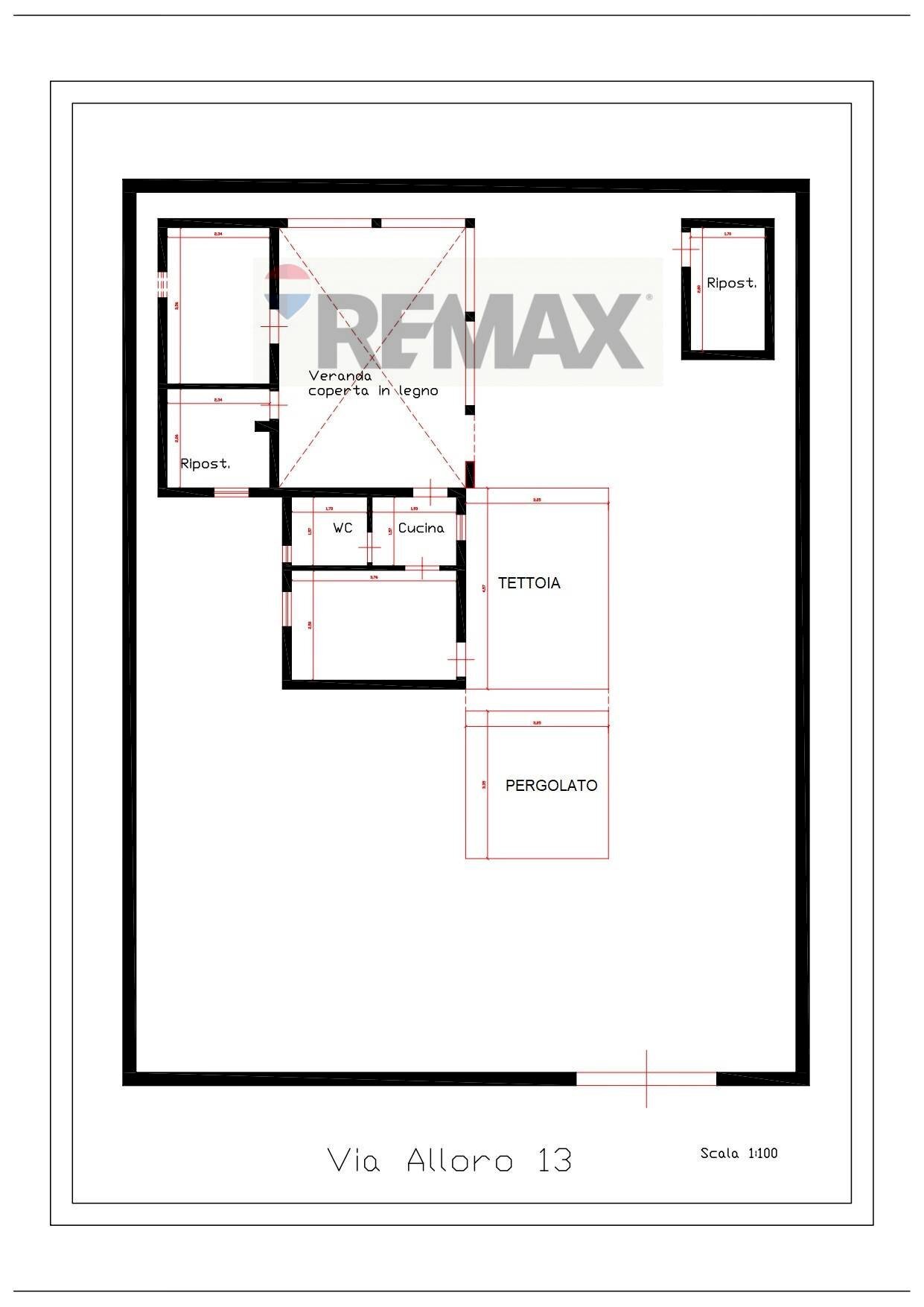 Pianta 2D - Villa Via Alloro
 
13, Carini - floor plans 1