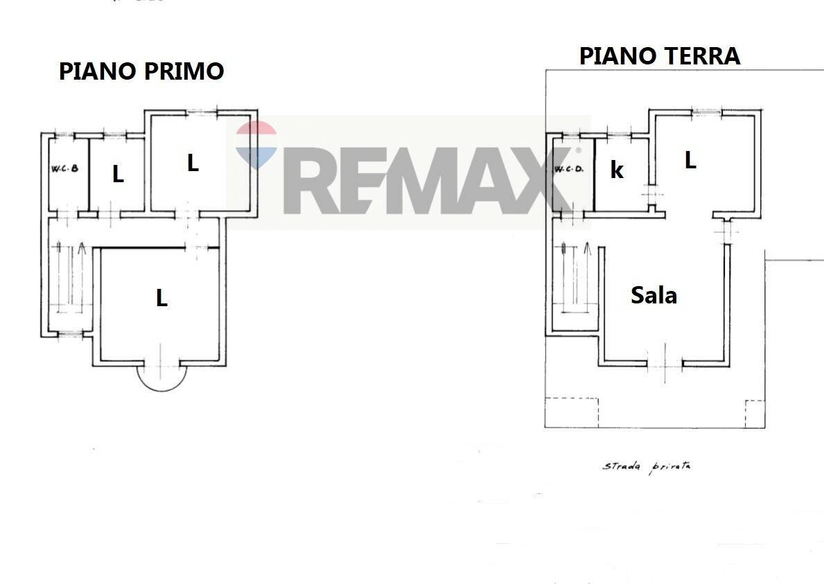 Pianta 2D - Semi-detached house Viale Giunone
 
1, Palermo - floor plans 1